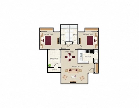 two bedroom floor plan apartments for rent  the artic apartments